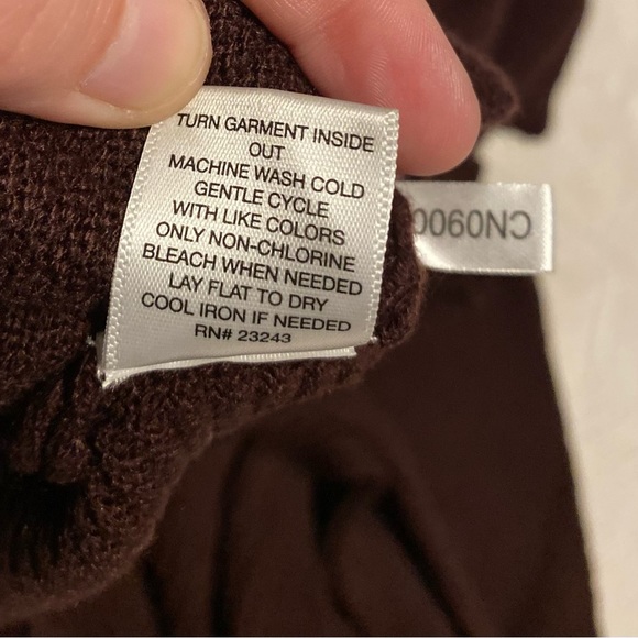 3/$15 Womens Oversized Sweater Maroon Size XS New York & Company Pockets Stretch - Picture 8 of 9
